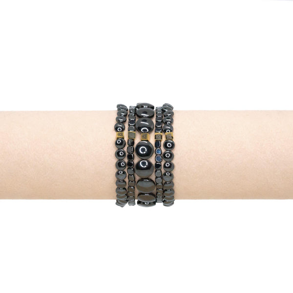 Set 5 Bracciali Mix Ematite